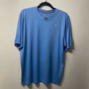 NIKE ,MEN,LIGHT BLUE,DRI-FIT,SHORT SLEEVE T-SHIRT.SIZE-LARGE.